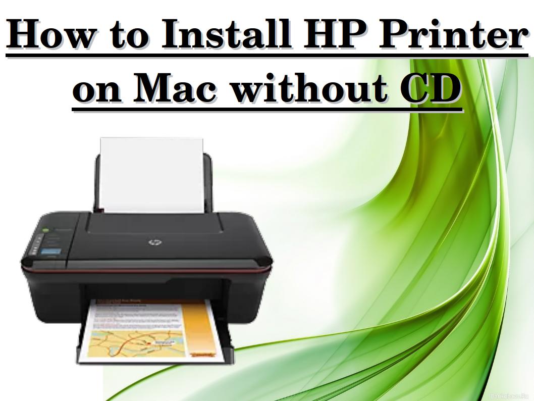 hp printer 6700 installation without cd